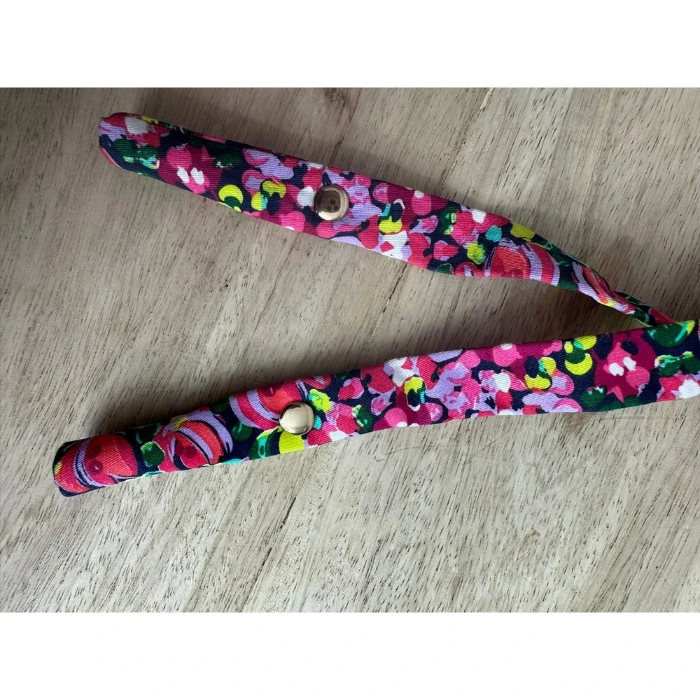 Lilly Pulitzer‎ Sunglasses Strap Wild Confetti Floral Pink Green Gold